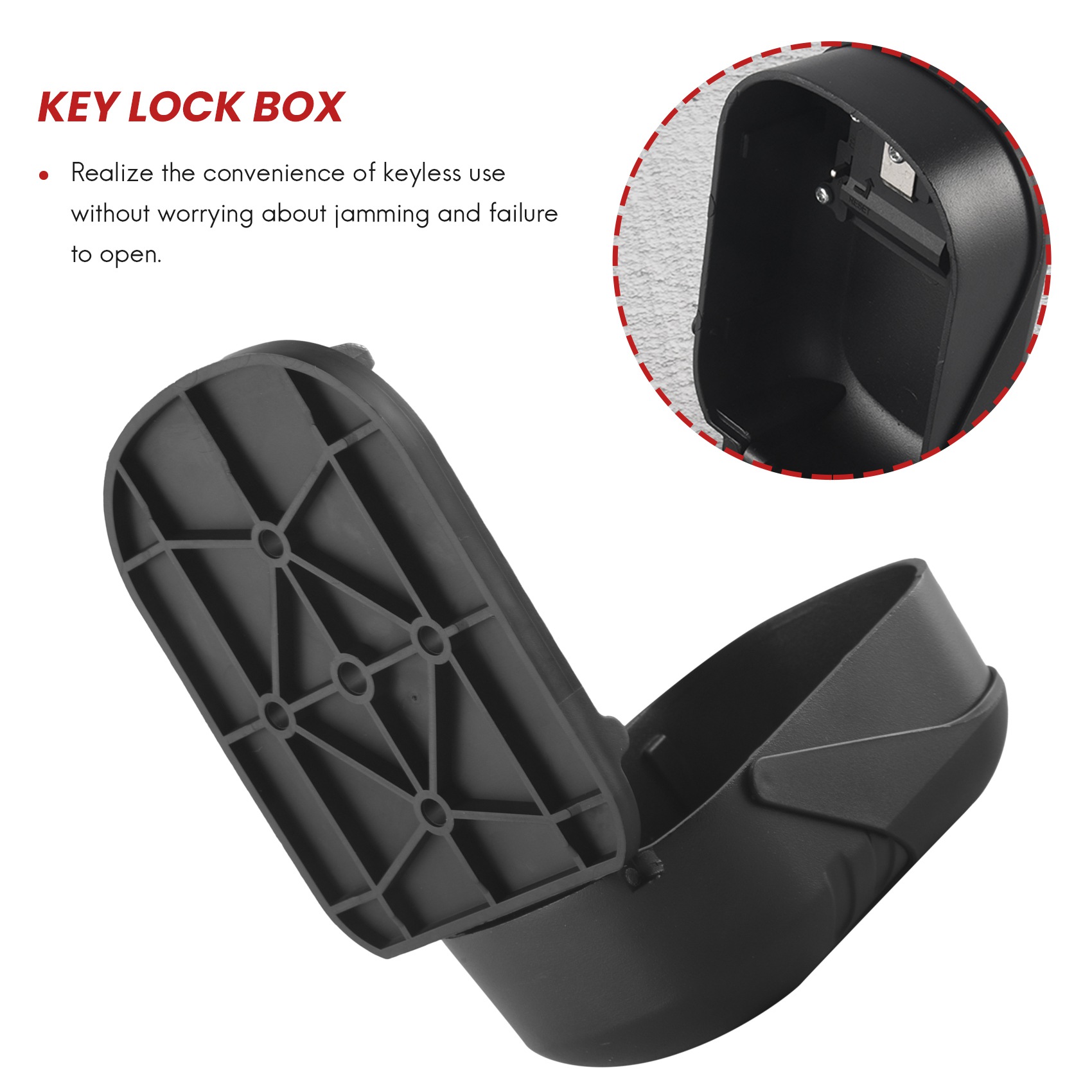 B27B Key Lock Box Wall Mount 4 - огляд і ціна Lockbox Key Secure