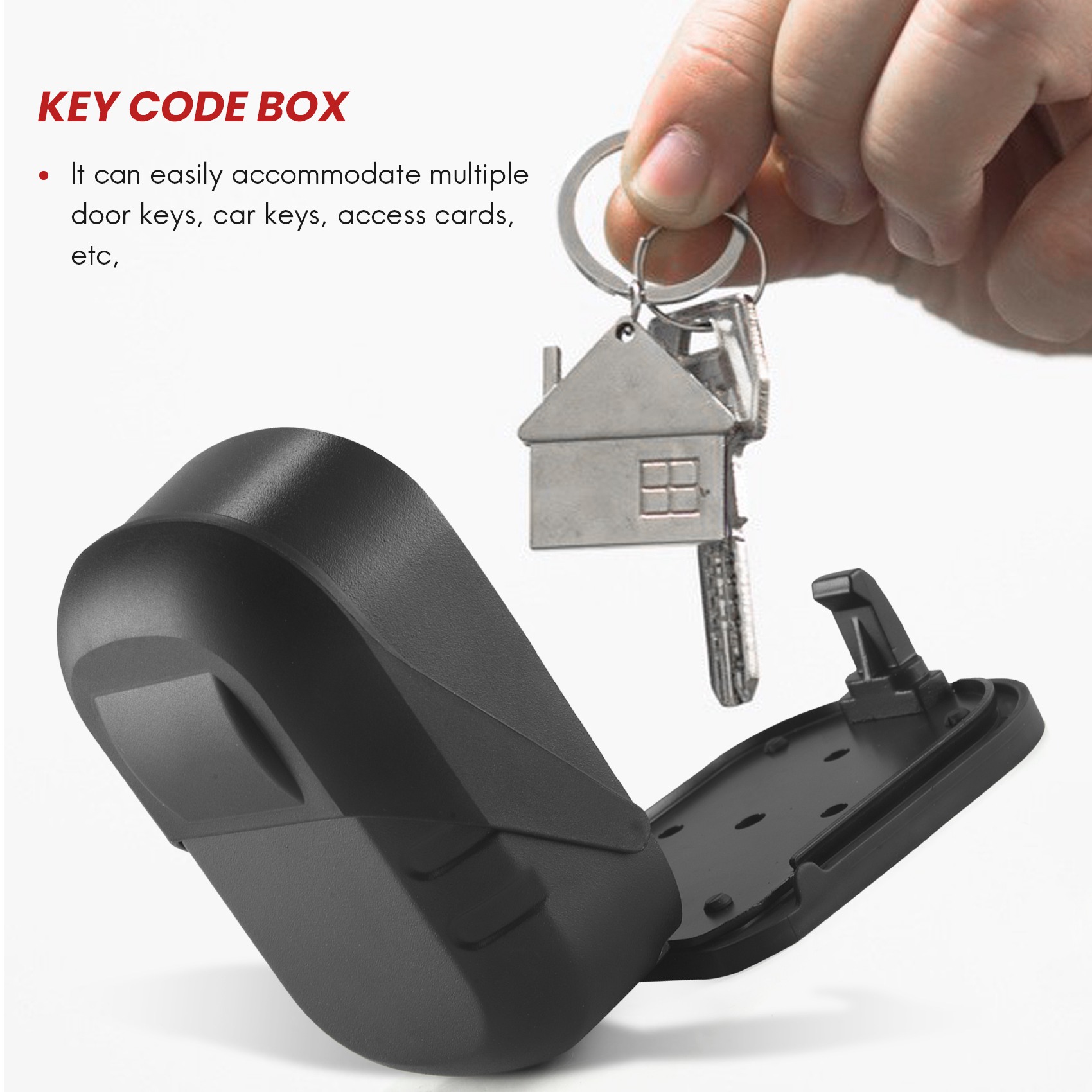 B27B Key Lock Box Wall Mount 4 - огляд і ціна Lockbox Key Secure