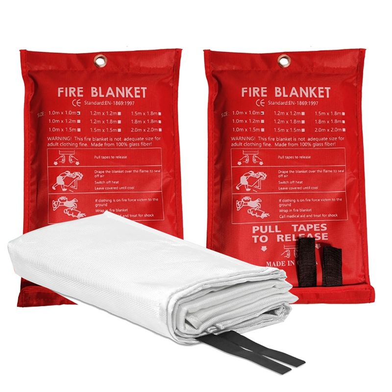 Promotion Day 2PCS Emergency F - огляд і ціна Fire Blanket Kitchen