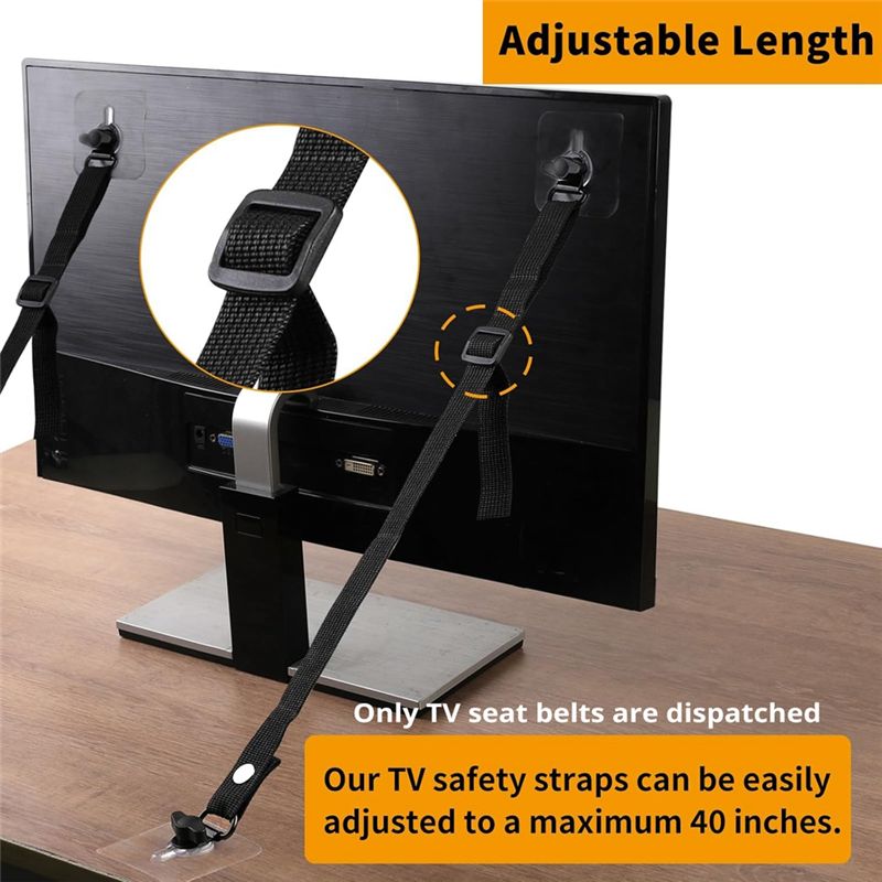 T23C No Drill Adhesive TV Safe - огляд і ціна Earthquake Anchor Strap
