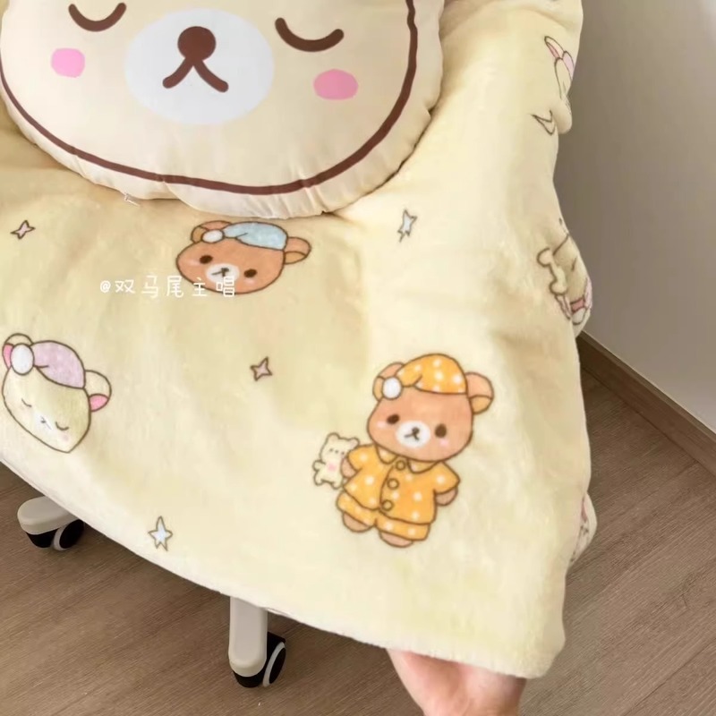 Cartoon Rilakkuma Flannel Thro - огляд і ціна Fire Blanket Kitchen