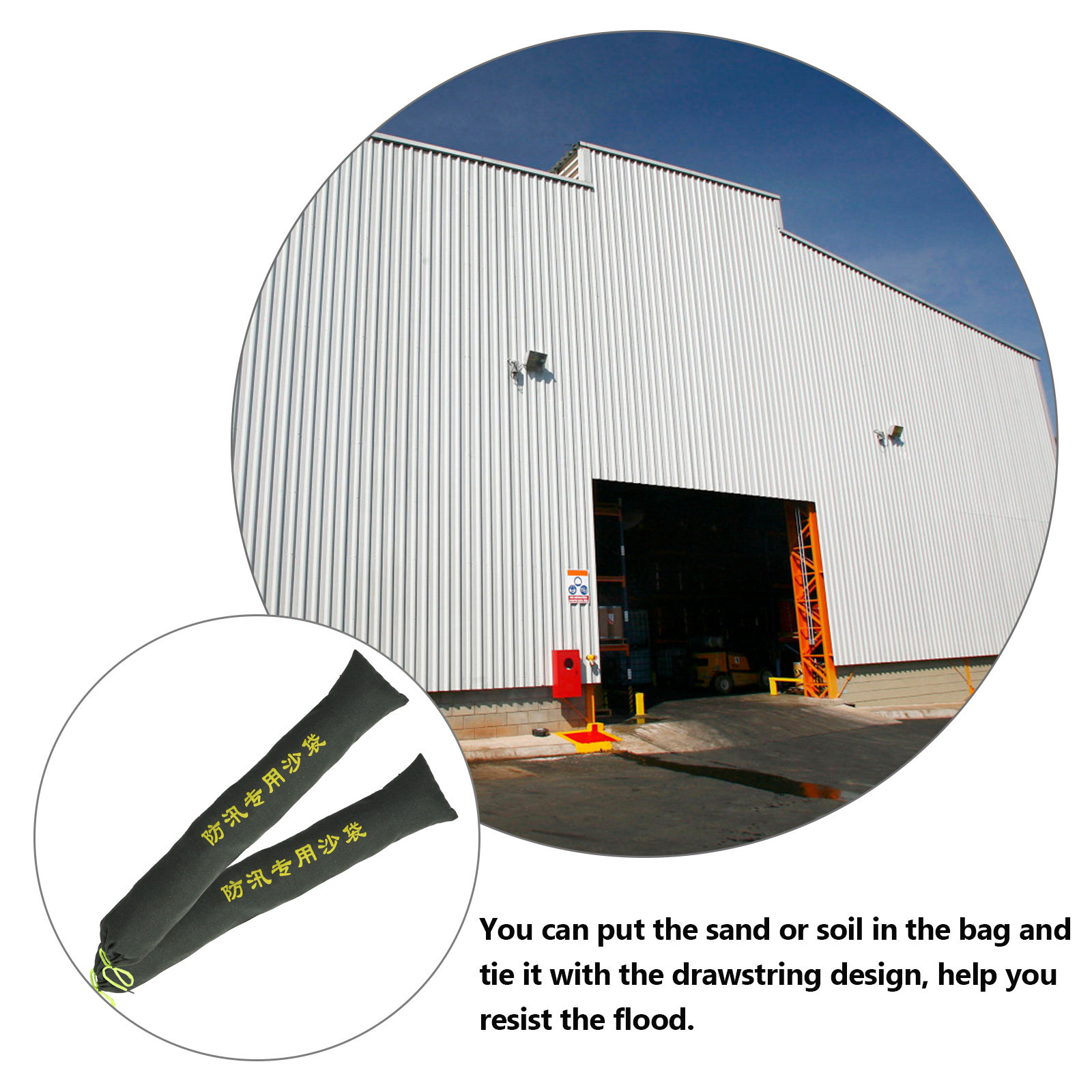 2Pcs Flexible Lightweight Sand - огляд і ціна Flood Barrier Bag