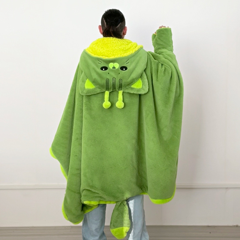 Cartoon Cute Alien Cat Hooded  - огляд і ціна Fire Blanket Kitchen