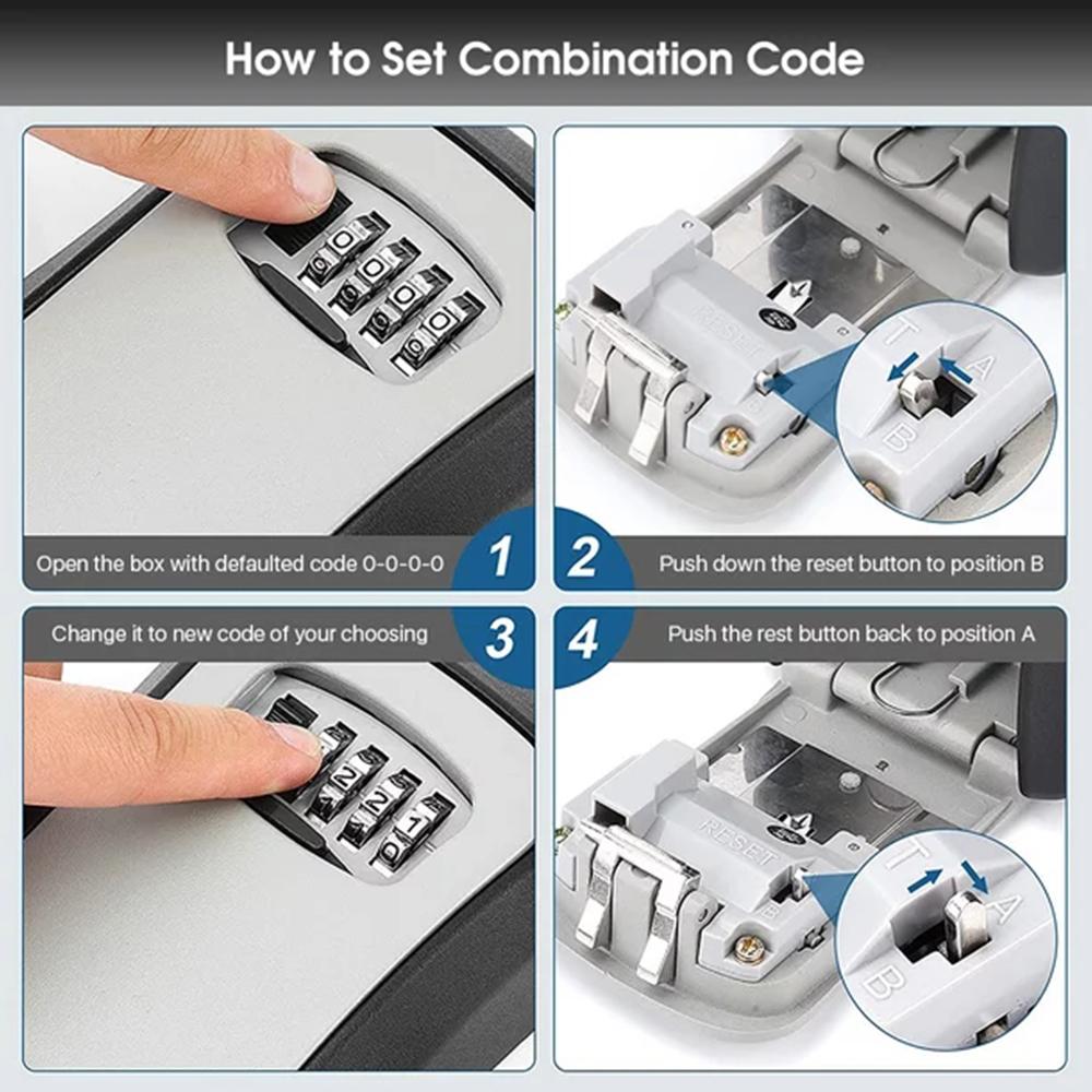 Wall-Mounted Key Storage Box P - огляд і ціна Lockbox Key Secure