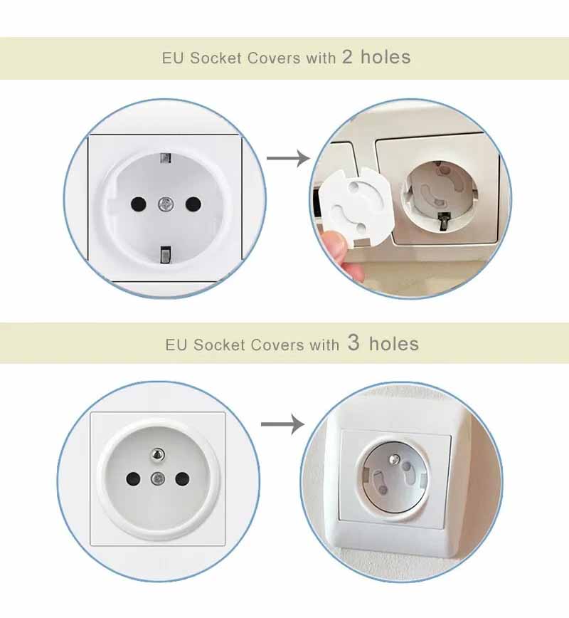 20pcs Kids Sockets Cover Plugs - огляд і ціна Outlet Cover Baby