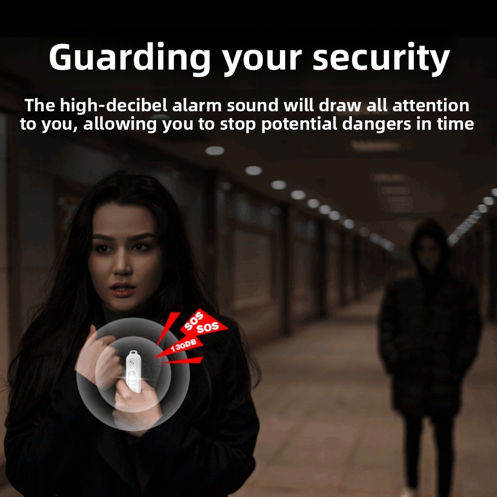 130dB Night Running Safety War - огляд і ціна Personal Alarm Keychain